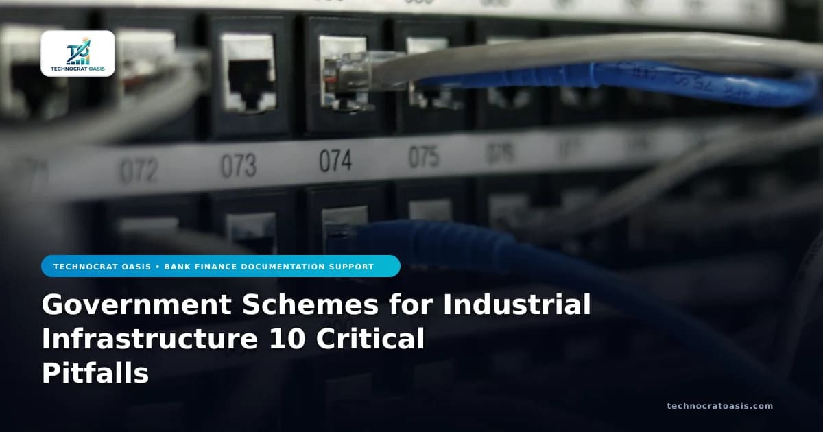 Government Schemes for Industrial Infrastructure 10 Critical Pitfalls