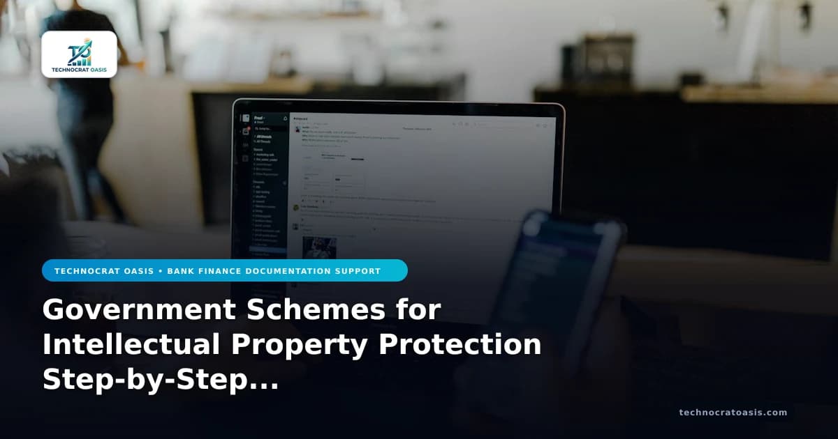 Government Schemes for Intellectual Property Protection Step-by-Step Implementation