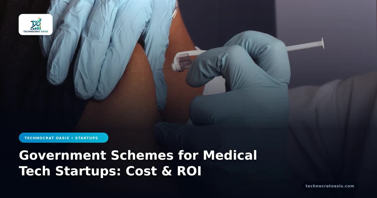 Government Schemes for Medical Tech Startups: Cost & ROI