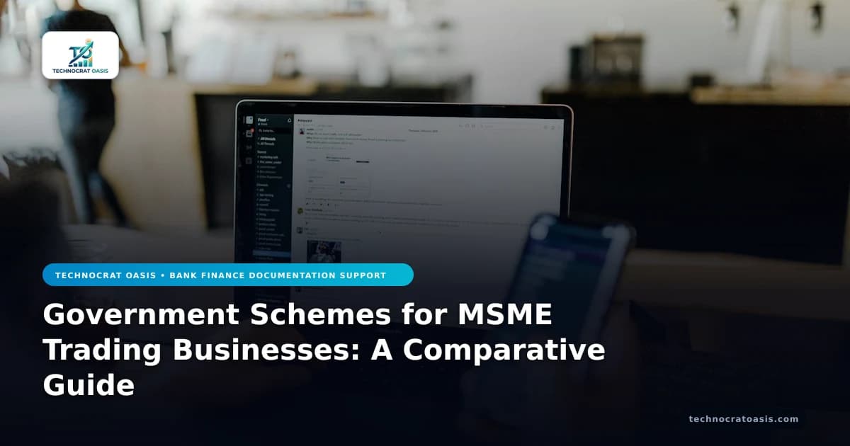 Government Schemes for MSME Trading Businesses: A Comparative Guide