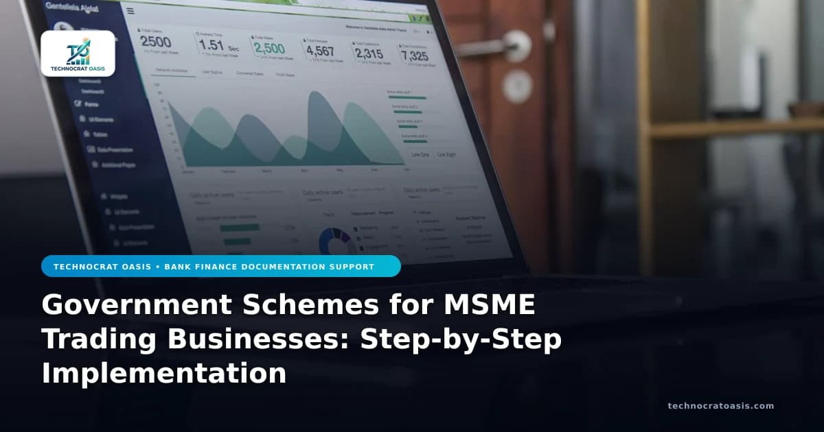 Government Schemes for MSME Trading Businesses: Step-by-Step Implementation