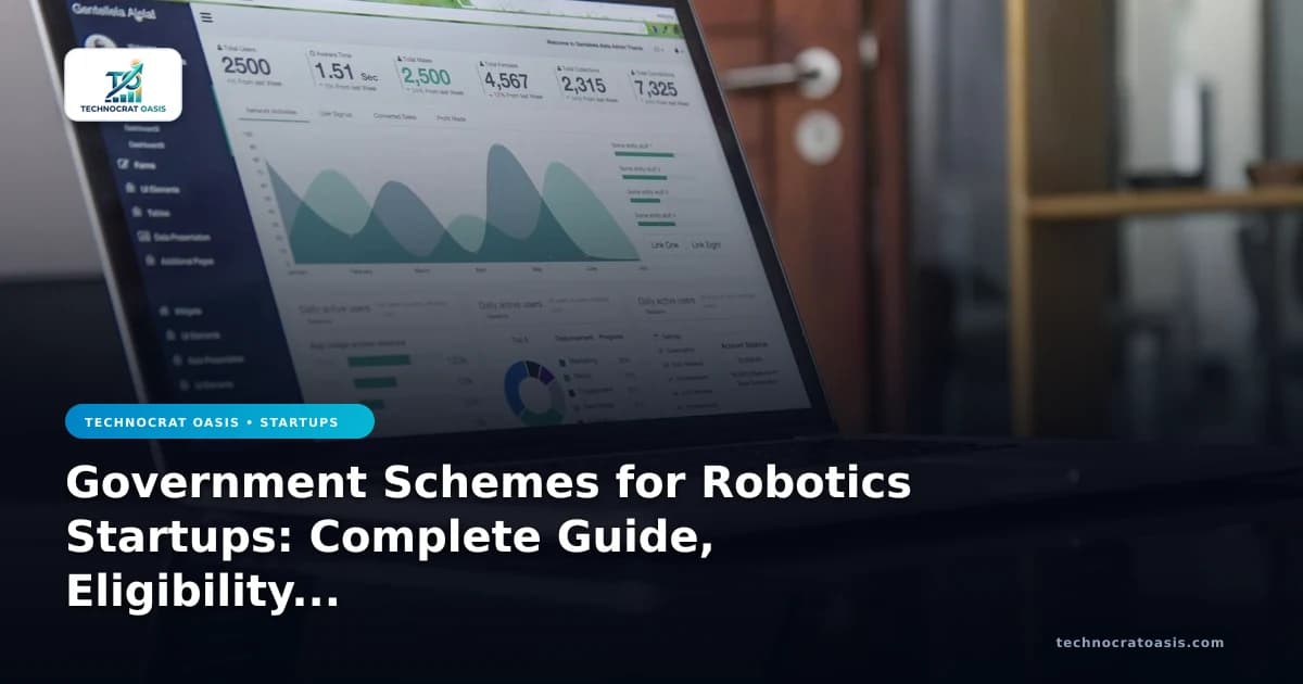 Government Schemes for Robotics Startups: Complete Guide, Eligibility & Benefits (2026)