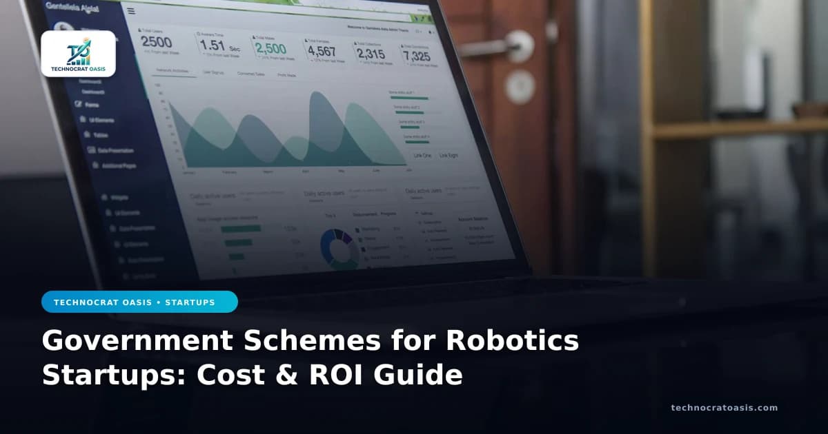 Government Schemes for Robotics Startups: Cost & ROI Guide
