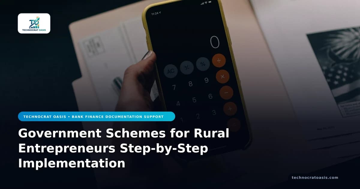 Government Schemes for Rural Entrepreneurs Step-by-Step Implementation