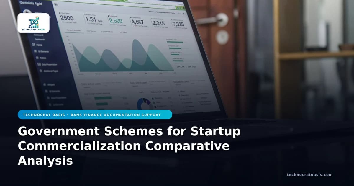 Government Schemes for Startup Commercialization Comparative Analysis