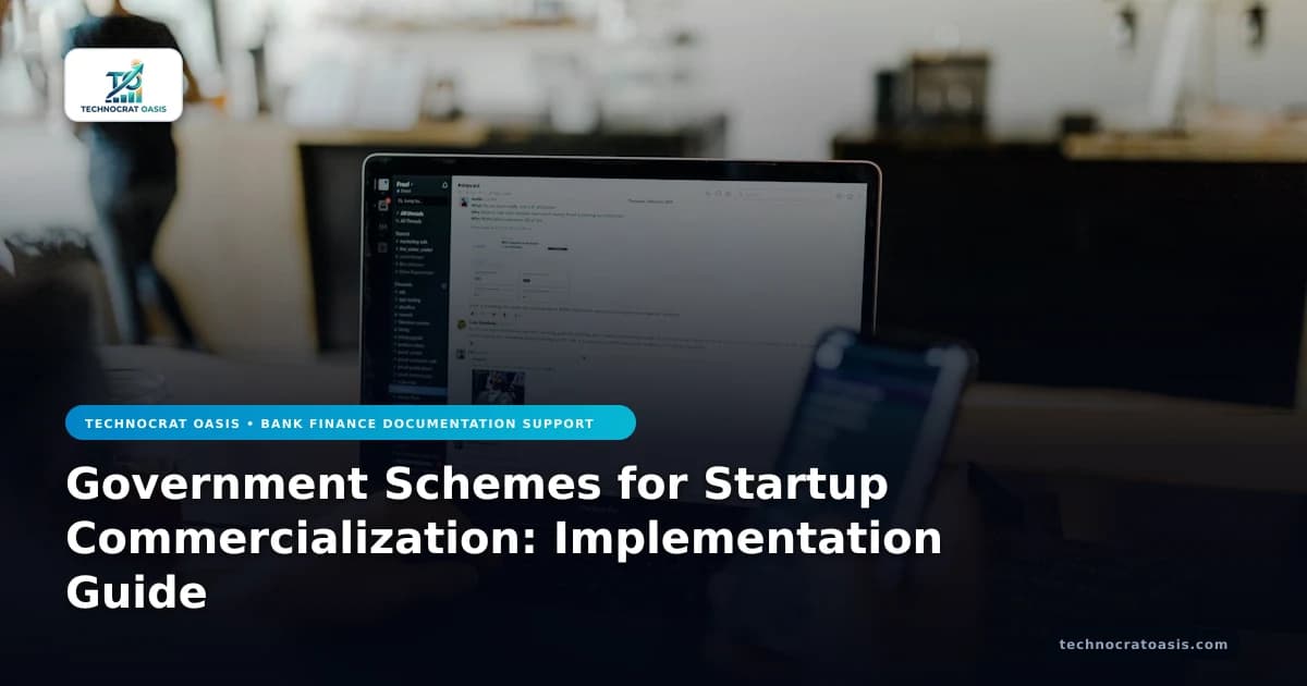 Government Schemes for Startup Commercialization: Implementation Guide