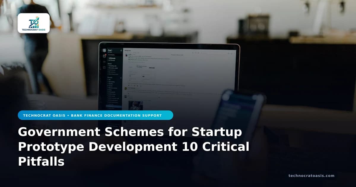 Government Schemes for Startup Prototype Development 10 Critical Pitfalls