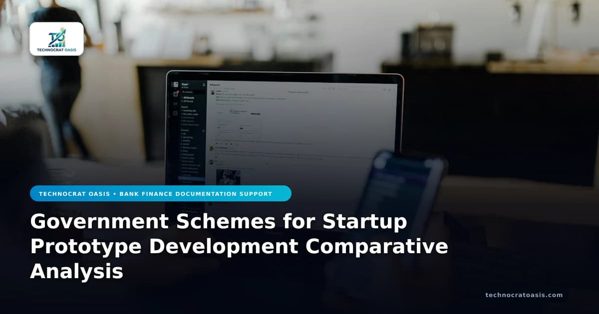 Government Schemes for Startup Prototype Development Comparative Analysis