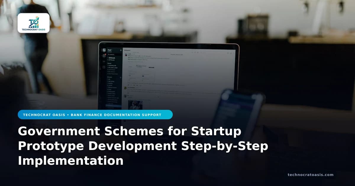 Government Schemes for Startup Prototype Development Step-by-Step Implementation