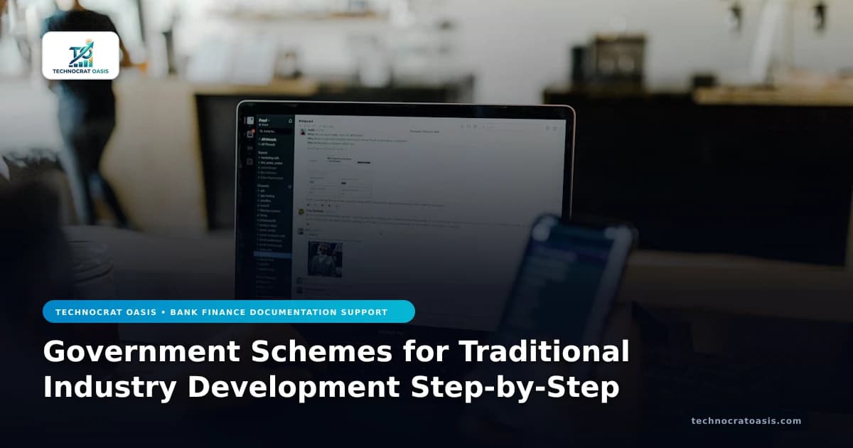 Government Schemes for Traditional Industry Development Step-by-Step