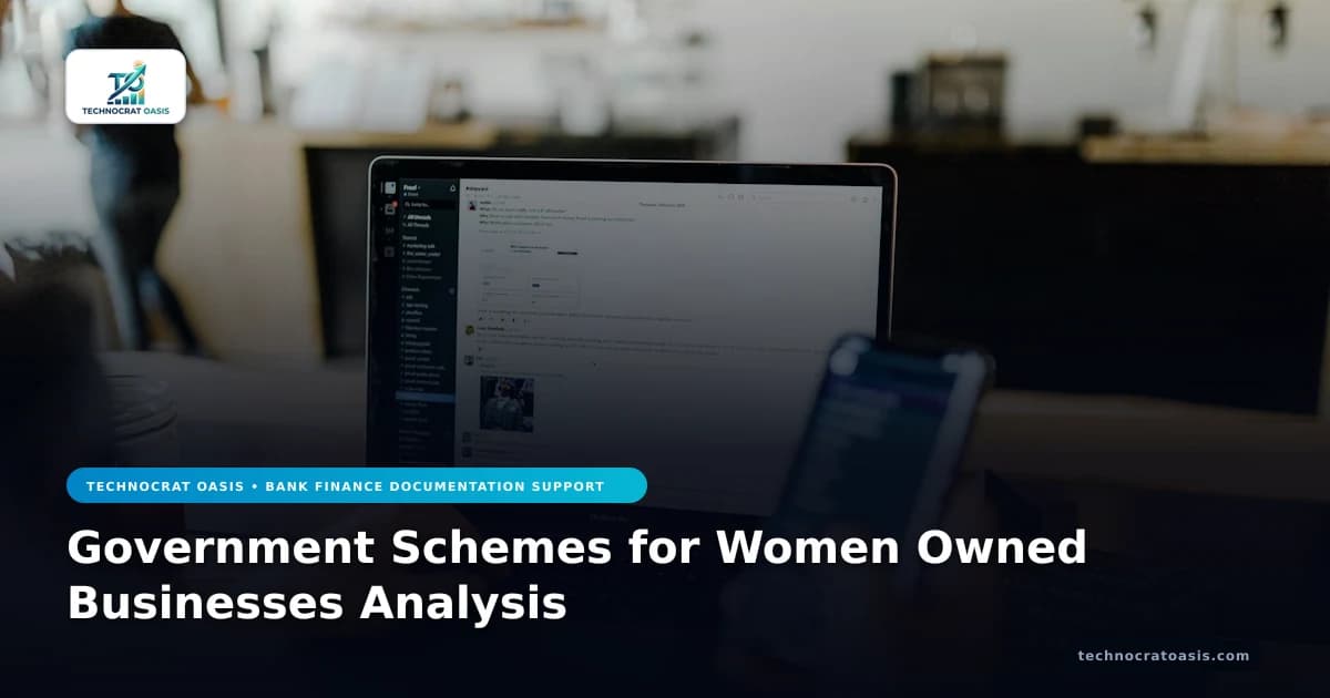 Government Schemes for Women Owned Businesses Analysis