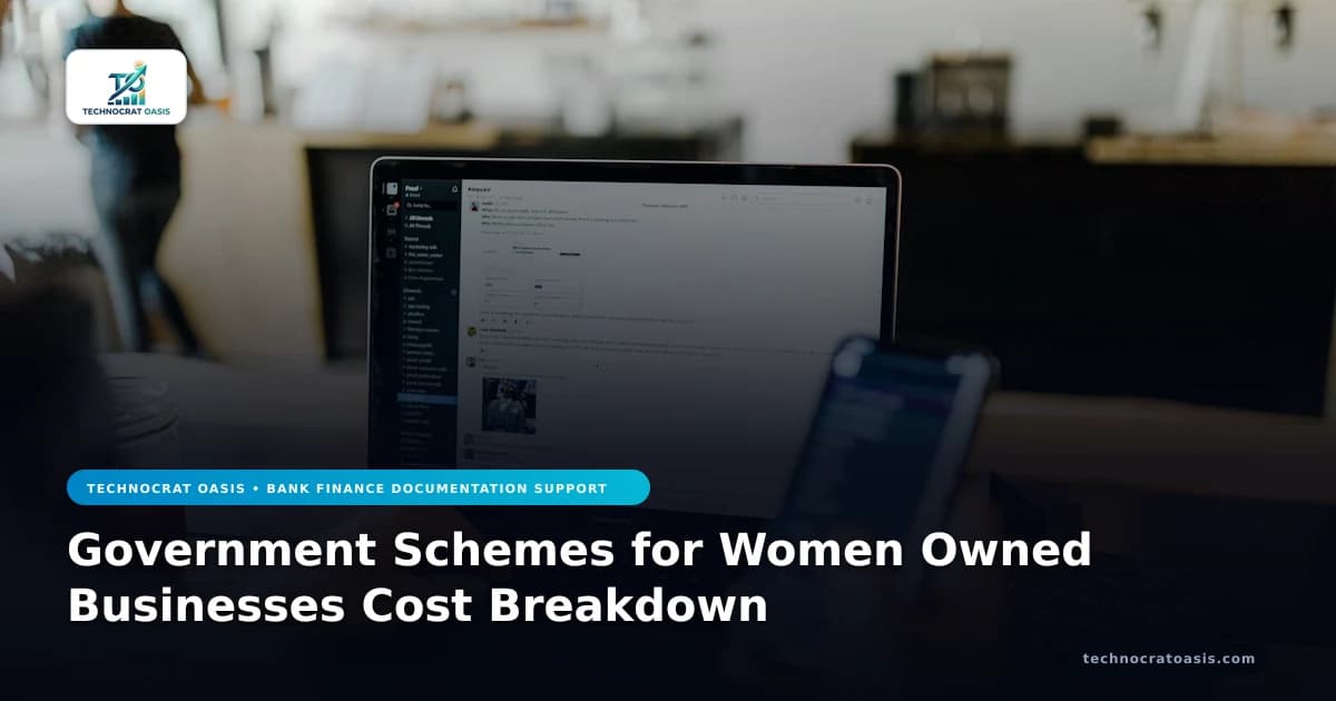 Government Schemes for Women Owned Businesses Cost Breakdown
