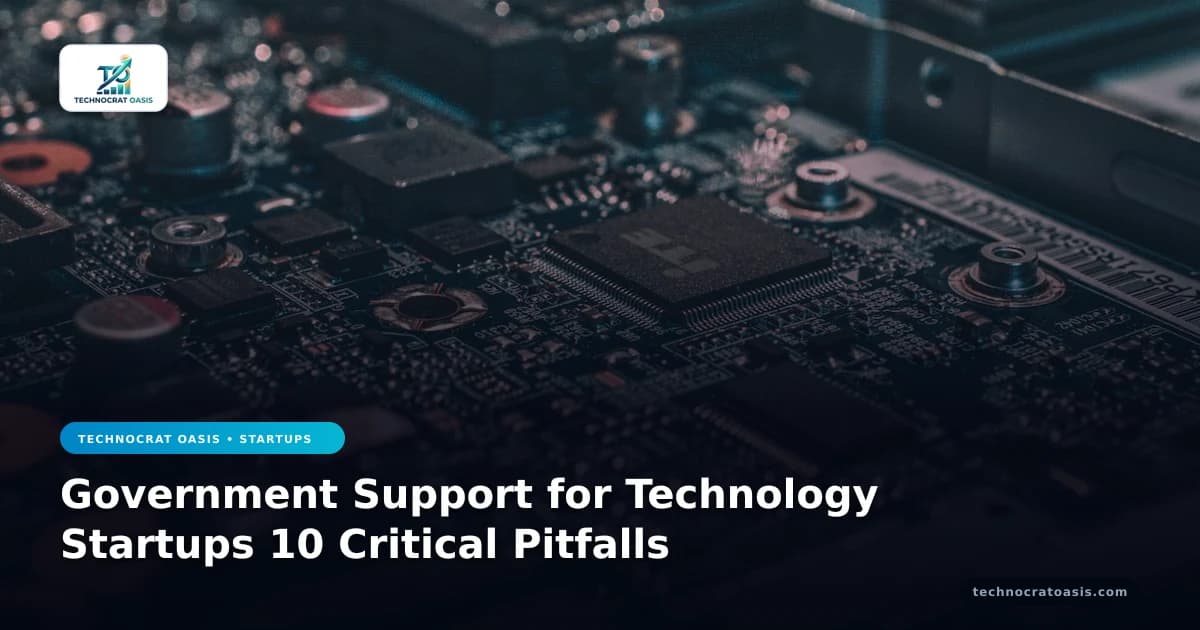 Government Support for Technology Startups 10 Critical Pitfalls
