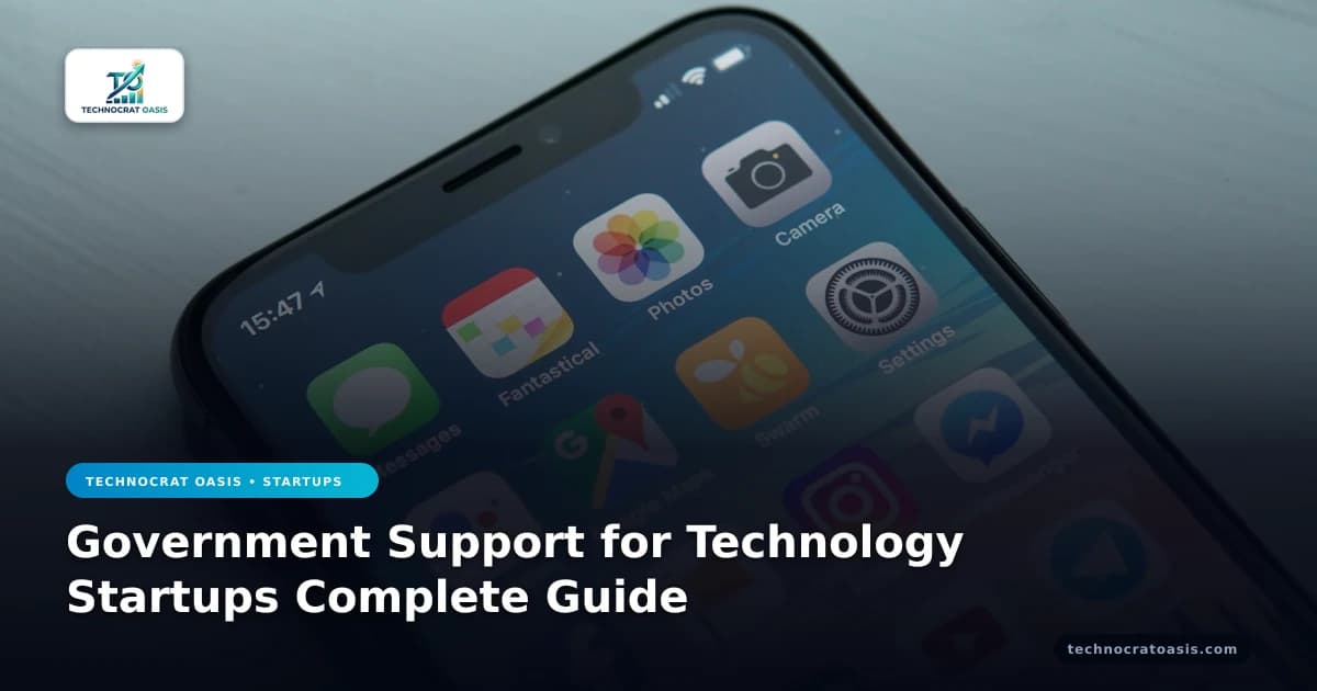 Government Support for Technology Startups Complete Guide
