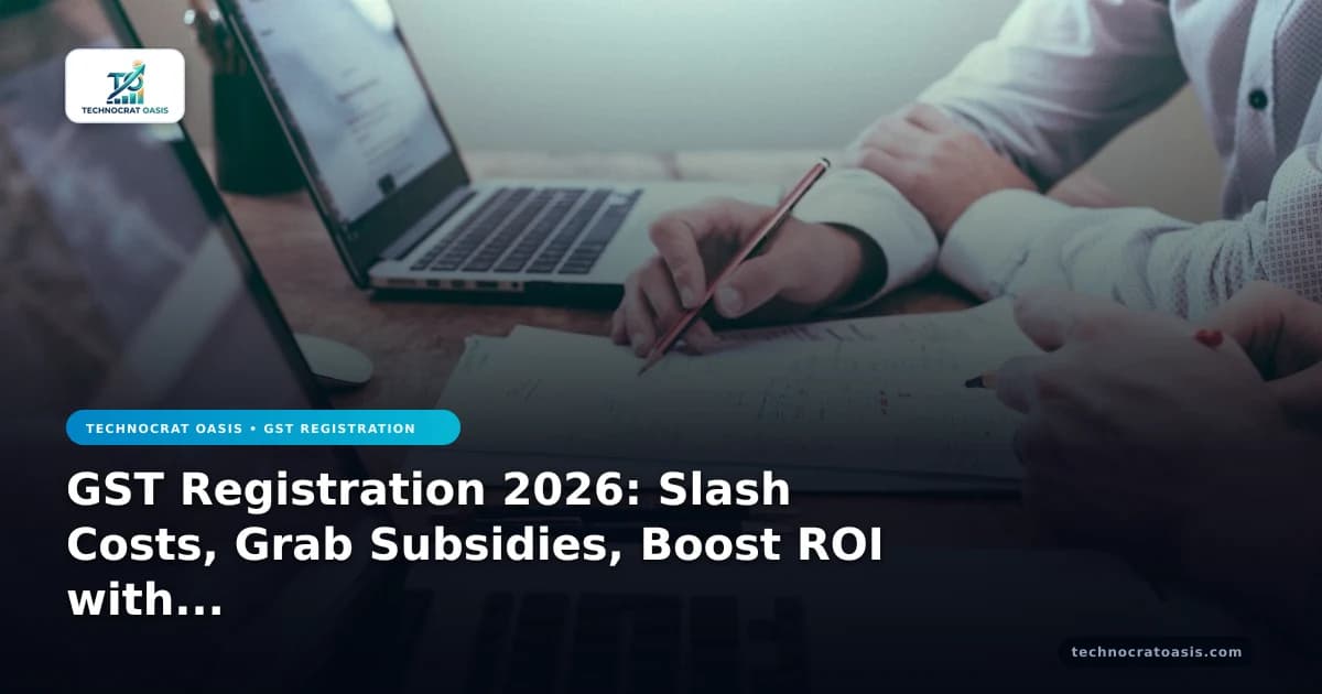 GST Registration 2026: Slash Costs, Grab Subsidies, Boost ROI with AI