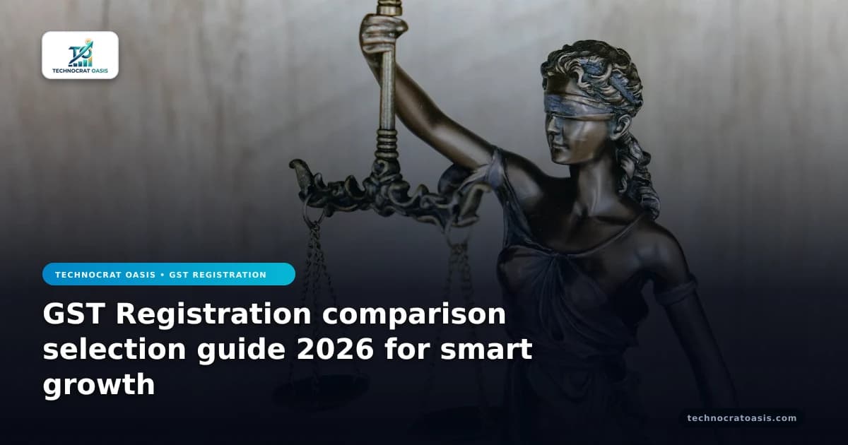 GST Registration comparison selection guide 2026 for smart growth