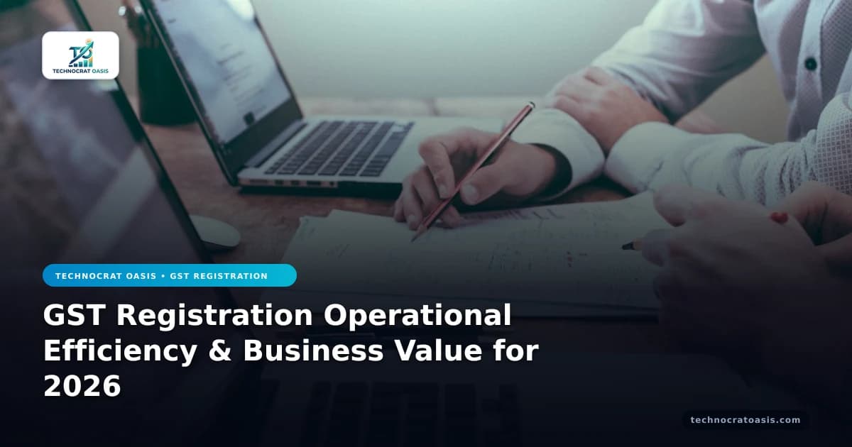 GST Registration Operational Efficiency & Business Value for 2026
