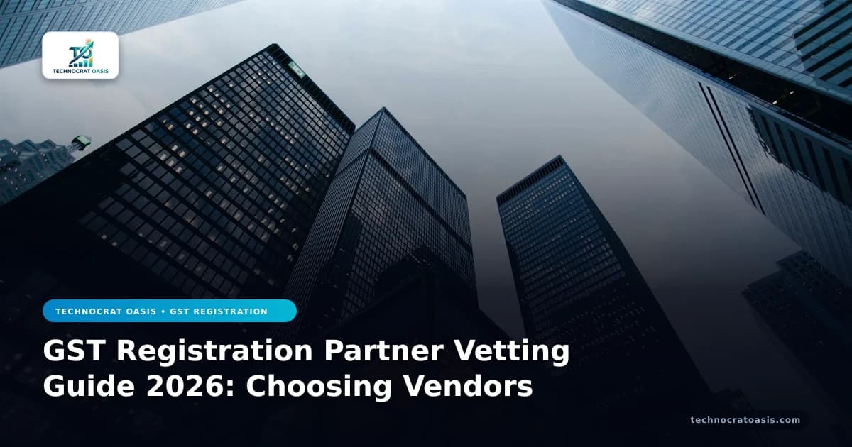 GST Registration Partner Vetting Guide 2026: Choosing Vendors