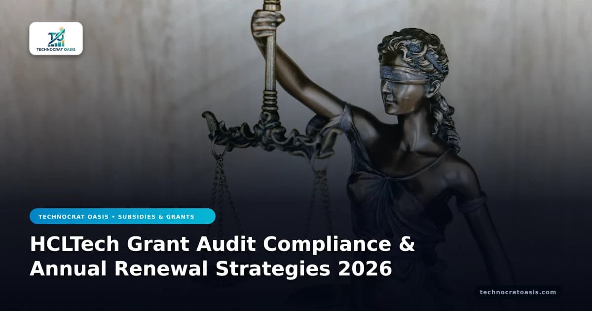HCLTech Grant Audit Compliance & Annual Renewal Strategies 2026