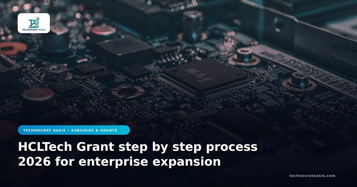 HCLTech Grant step by step process 2026 for enterprise expansion