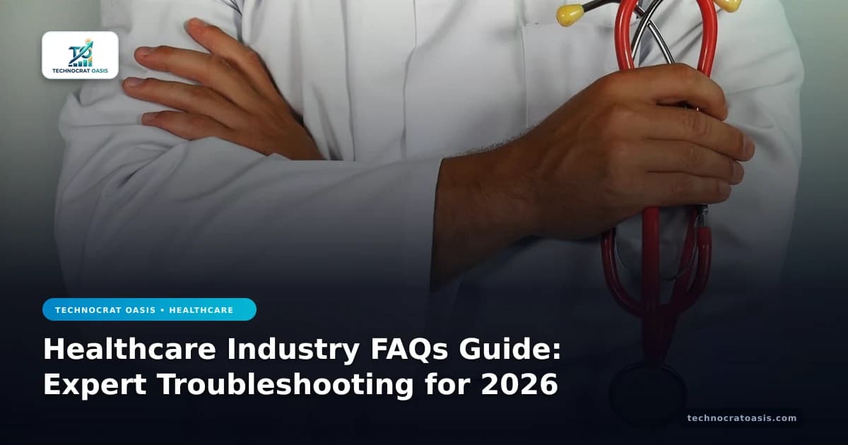 Healthcare Industry FAQs Guide: Expert Troubleshooting for 2026