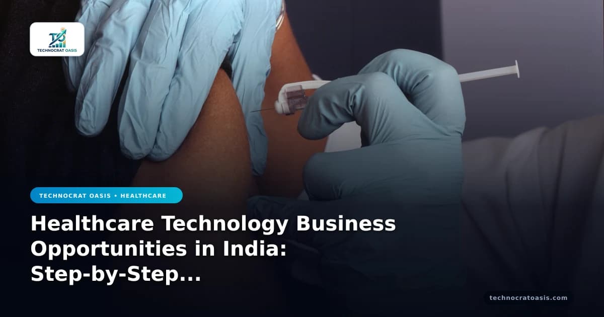 Healthcare Technology Business Opportunities in India: Step-by-Step Implementation & Document Checklist