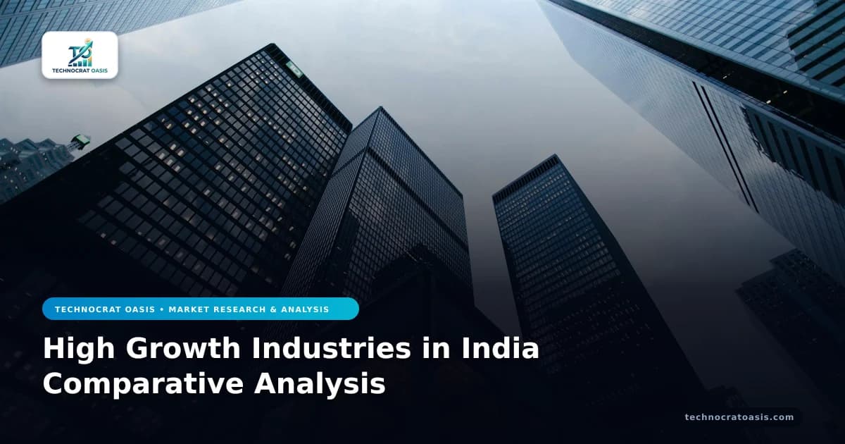 High Growth Industries in India Comparative Analysis