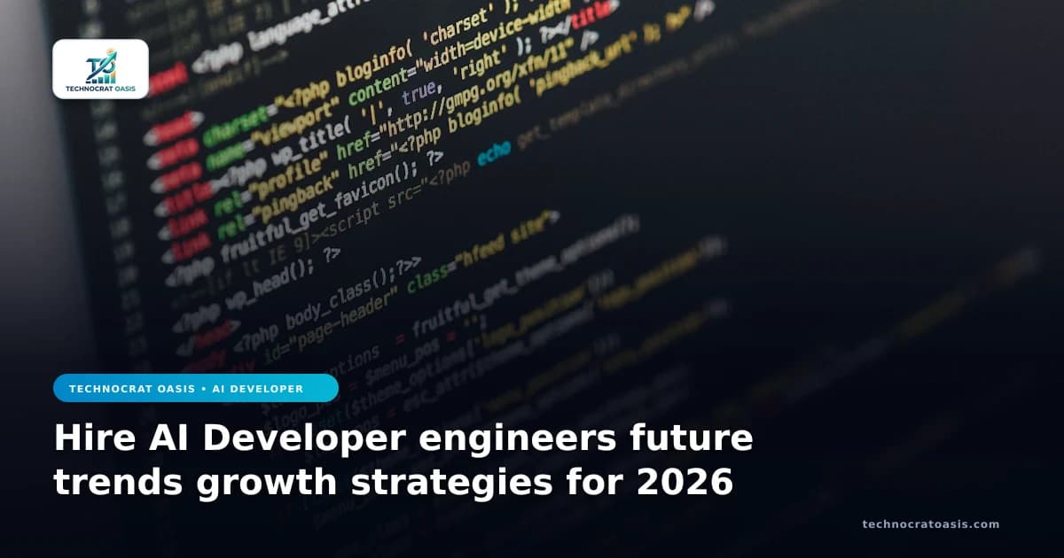 Hire AI Developer engineers future trends growth strategies for 2026
