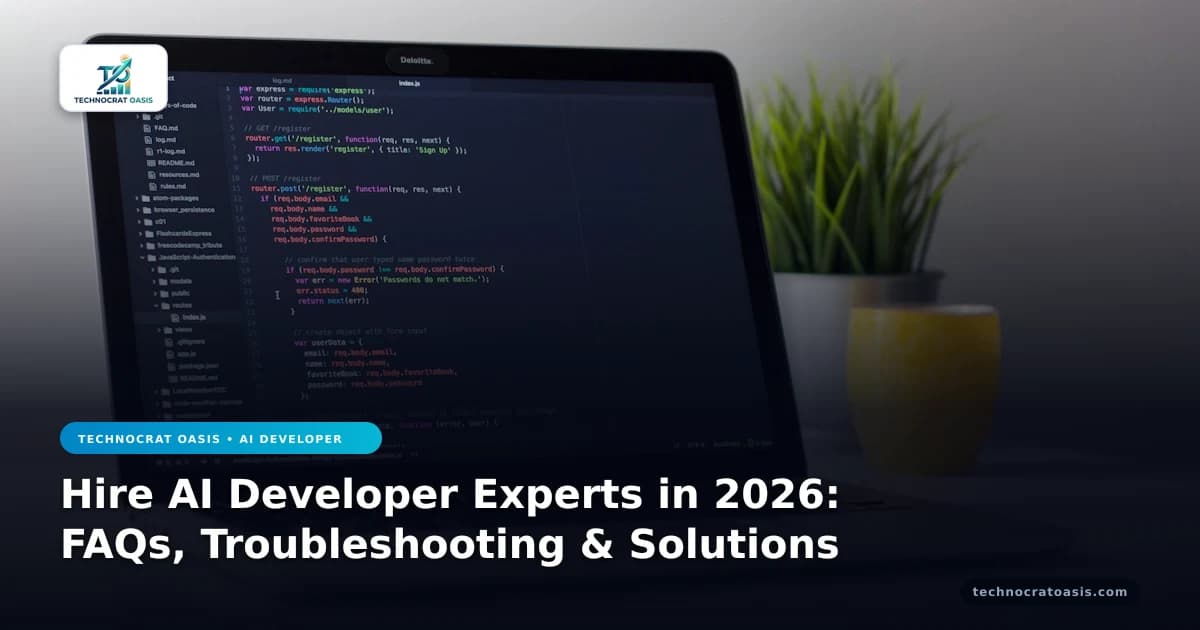 Hire AI Developer Experts in 2026: FAQs, Troubleshooting & Solutions