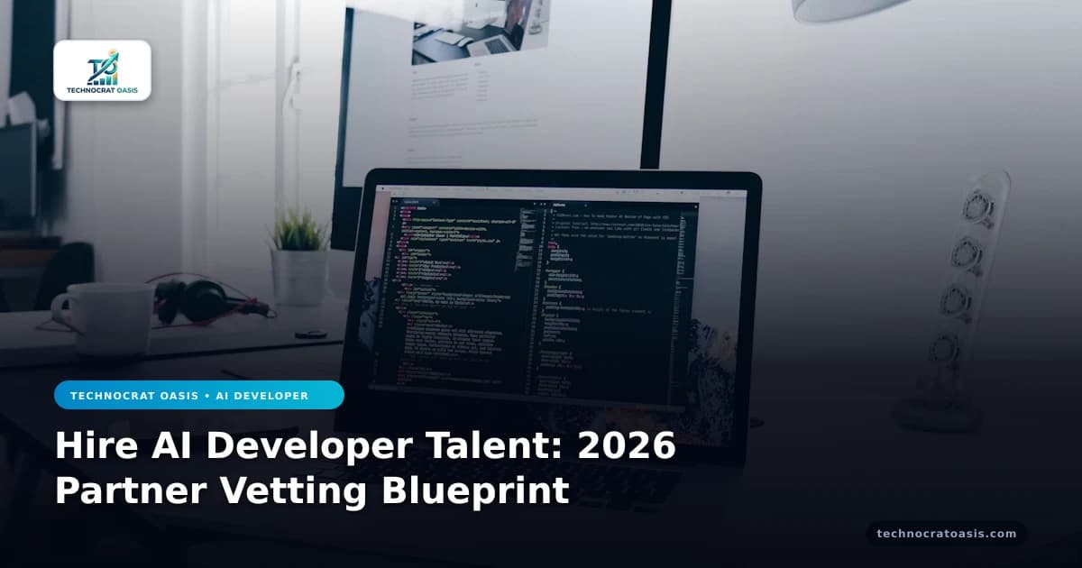 Hire AI Developer Talent: 2026 Partner Vetting Blueprint