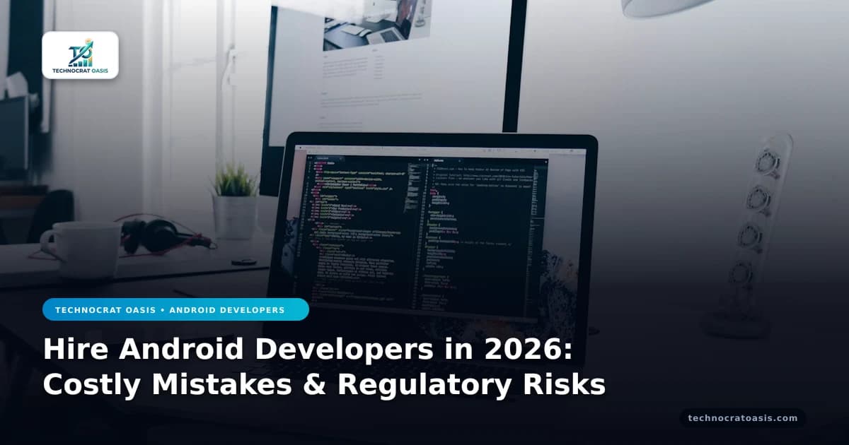 Hire Android Developers in 2026: Costly Mistakes & Regulatory Risks