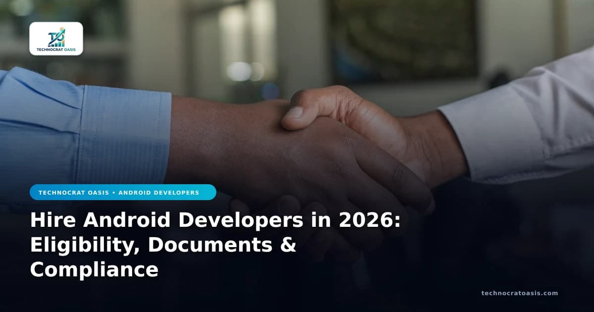 Hire Android Developers in 2026: Eligibility, Documents & Compliance