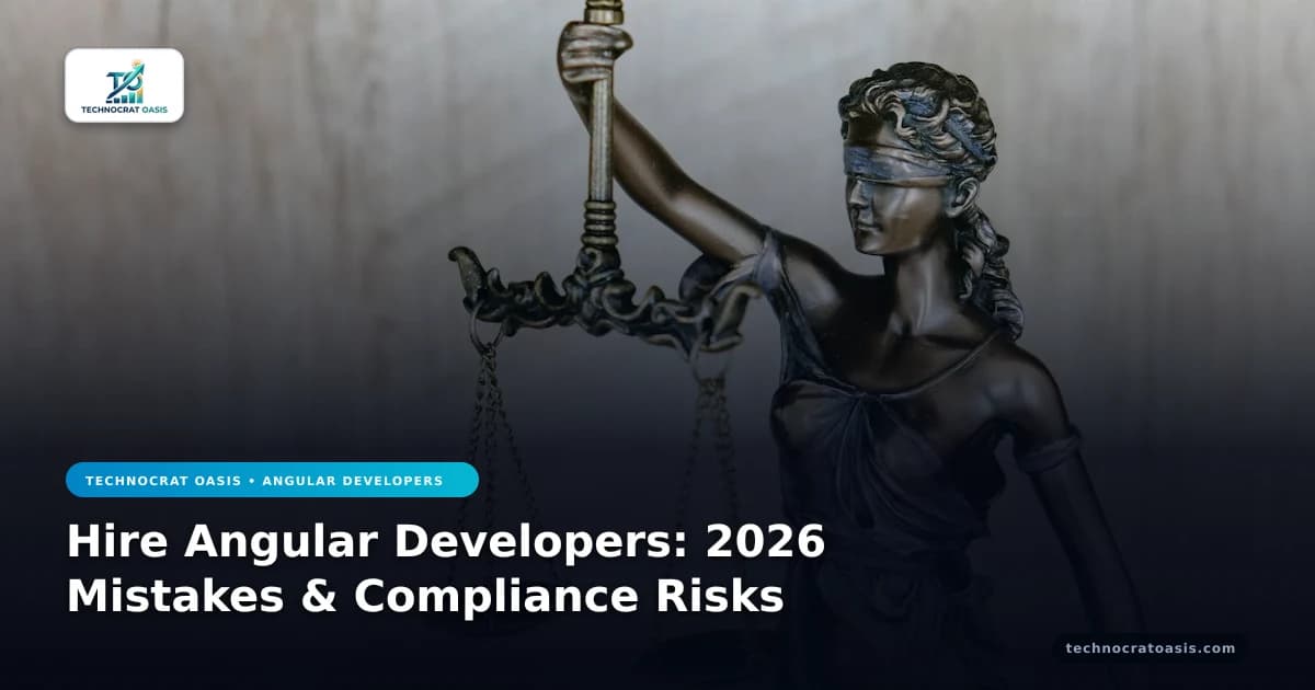 Hire Angular Developers: 2026 Mistakes & Compliance Risks