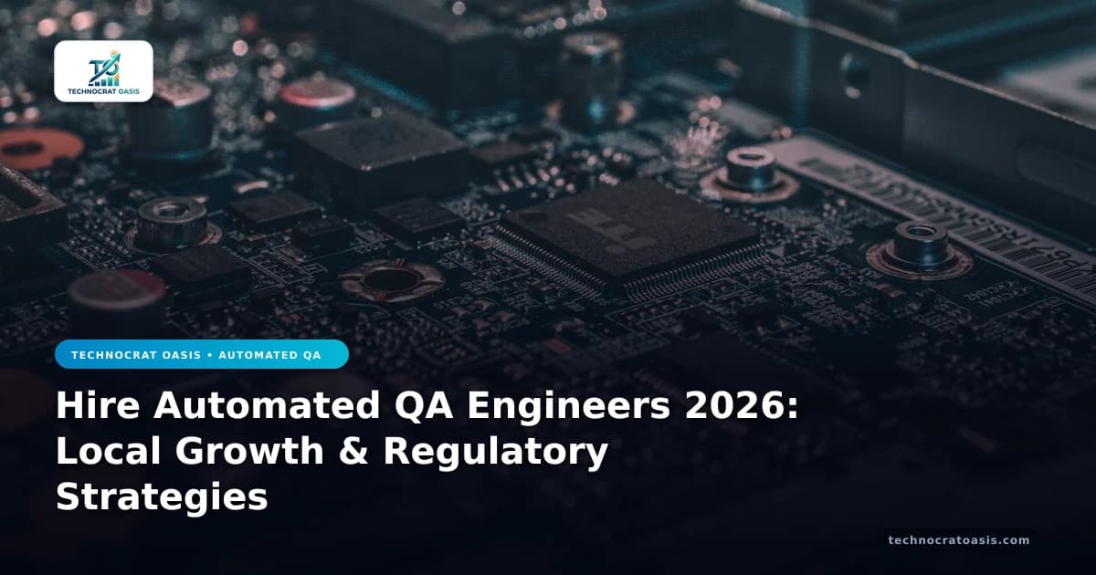 Hire Automated QA Engineers 2026: Local Growth & Regulatory Strategies