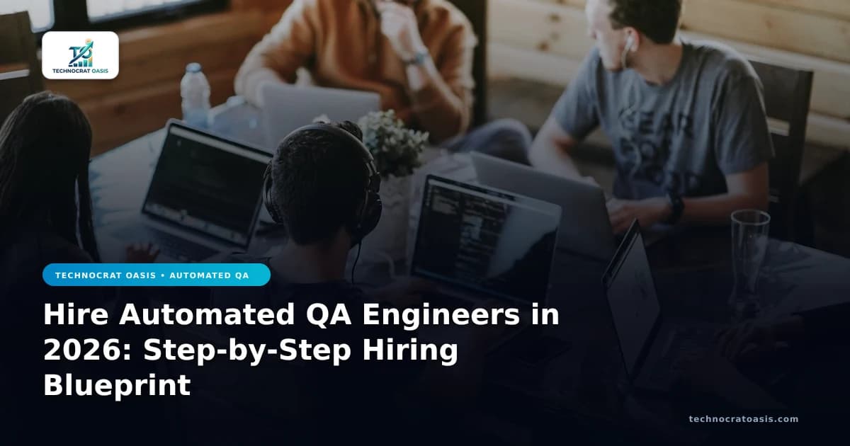 Hire Automated QA Engineers in 2026: Step-by-Step Hiring Blueprint