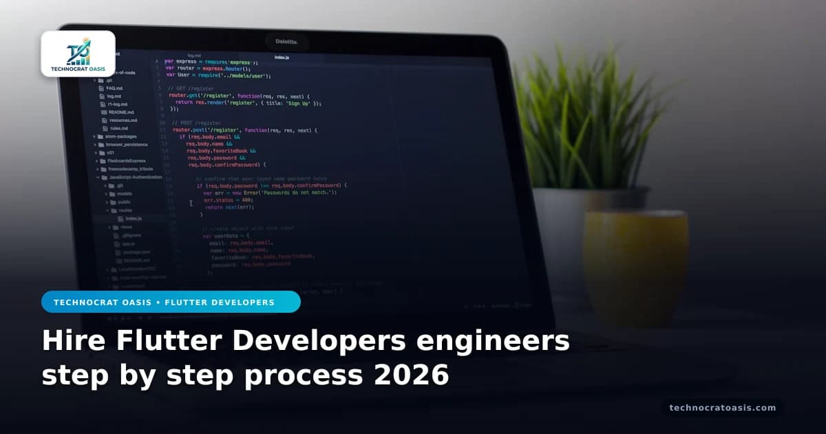 Hire Flutter Developers engineers step by step process 2026