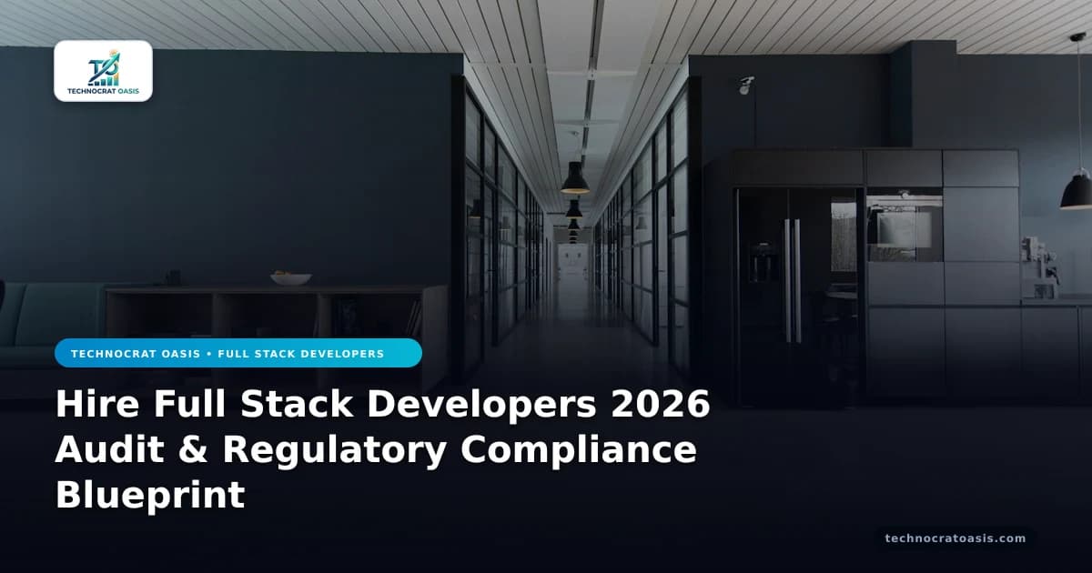 Hire Full Stack Developers 2026 Audit & Regulatory Compliance Blueprint