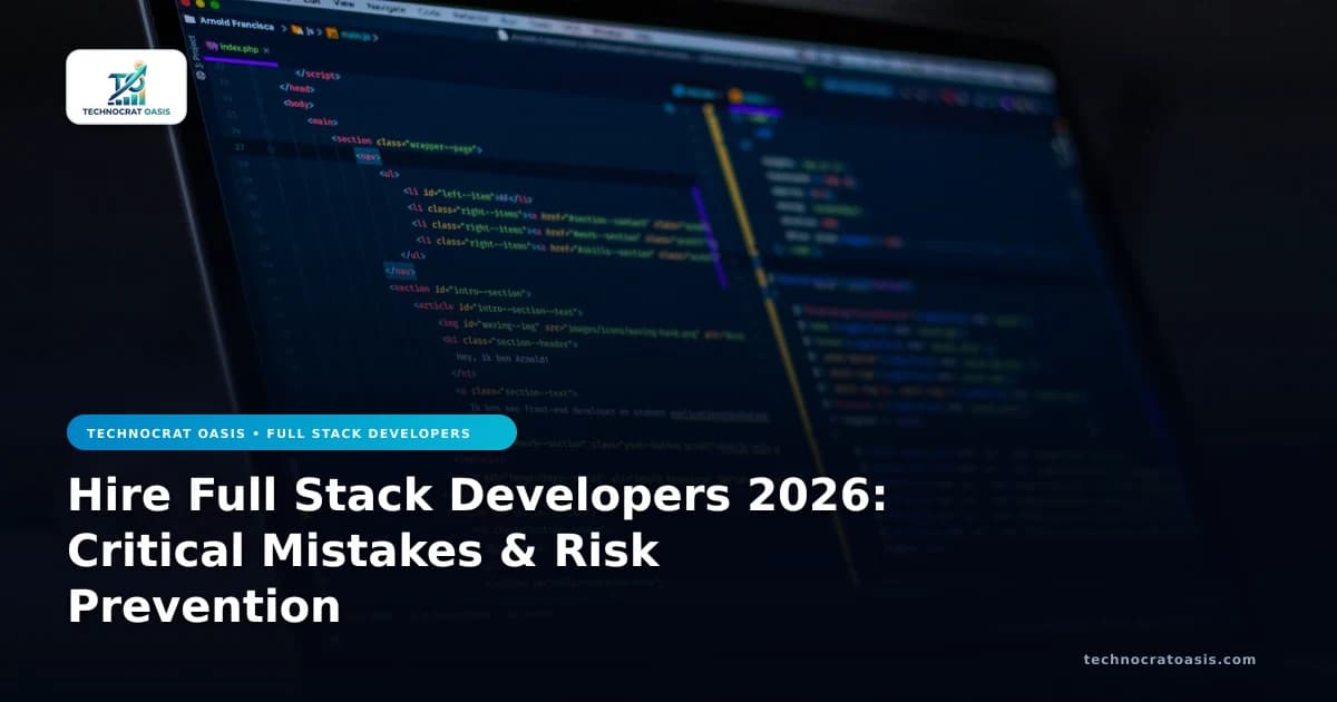 Hire Full Stack Developers 2026: Critical Mistakes & Risk Prevention
