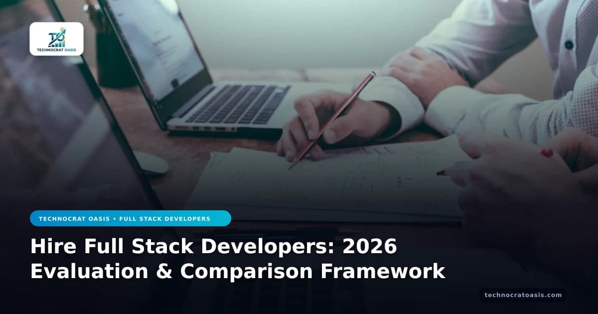 Hire Full Stack Developers: 2026 Evaluation & Comparison Framework