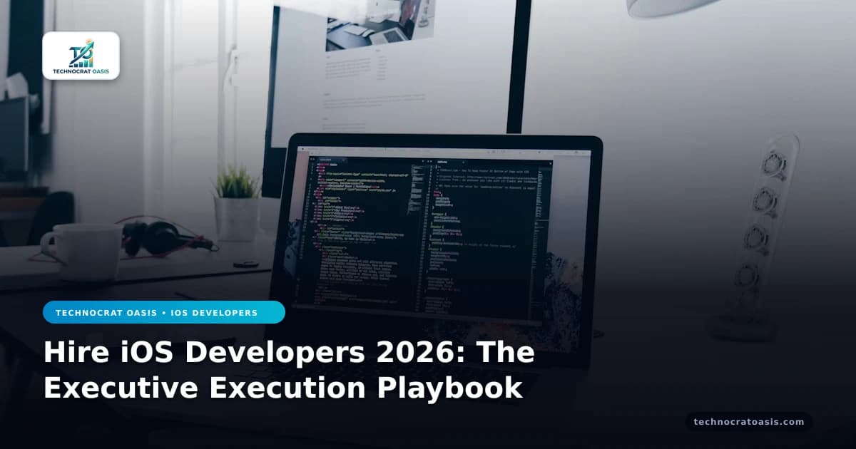 Hire iOS Developers 2026: The Executive Execution Playbook