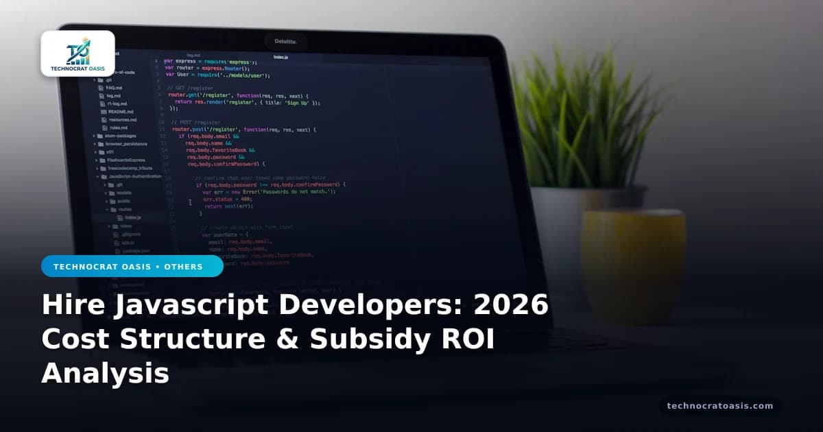 Hire Javascript Developers: 2026 Cost Structure & Subsidy ROI Analysis