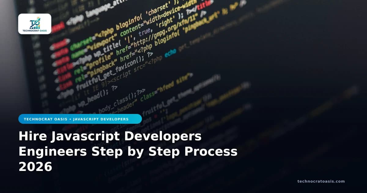 Hire Javascript Developers Engineers Step by Step Process 2026
