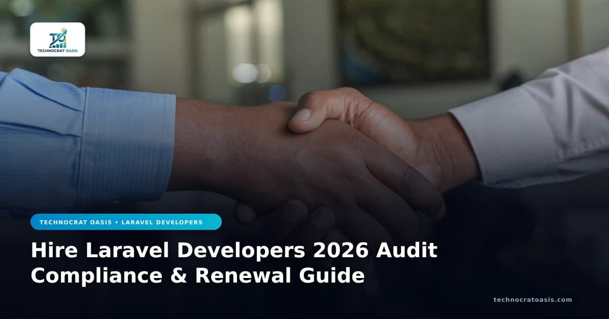 Hire Laravel Developers 2026 Audit Compliance & Renewal Guide