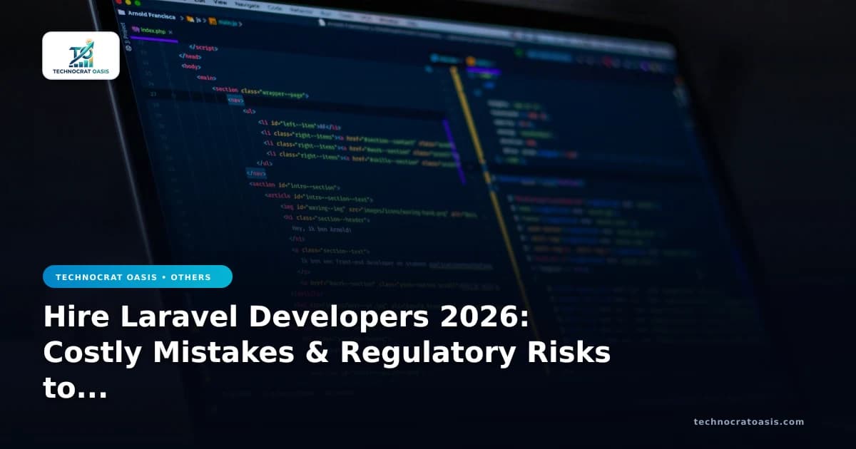 Hire Laravel Developers 2026: Costly Mistakes & Regulatory Risks to Avoid