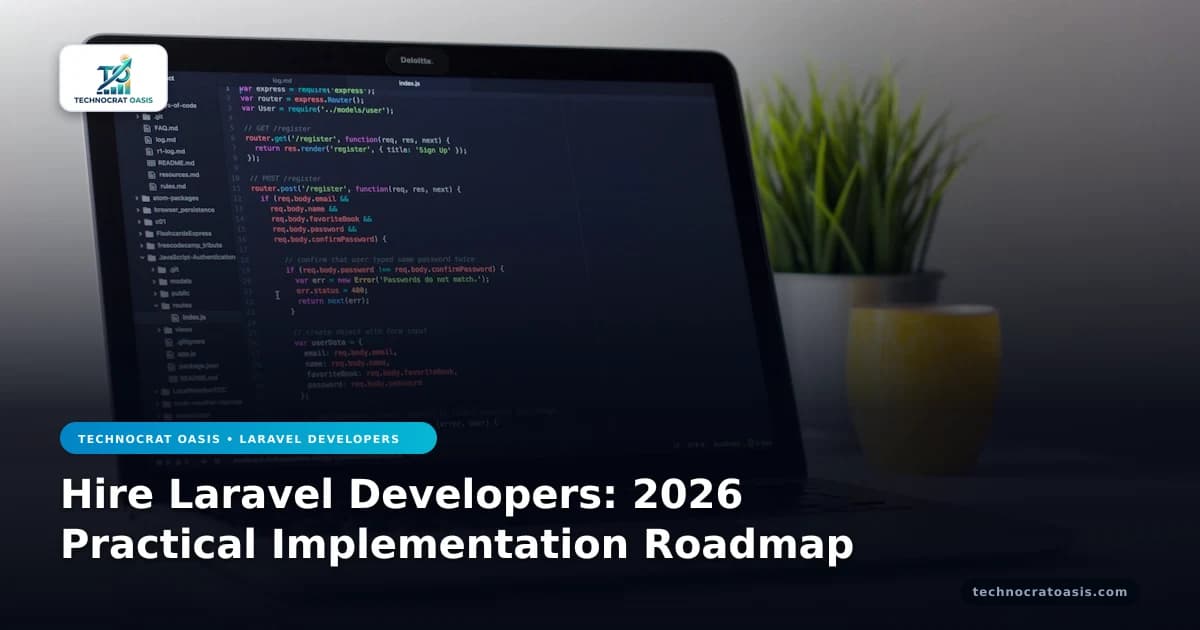 Hire Laravel Developers: 2026 Practical Implementation Roadmap