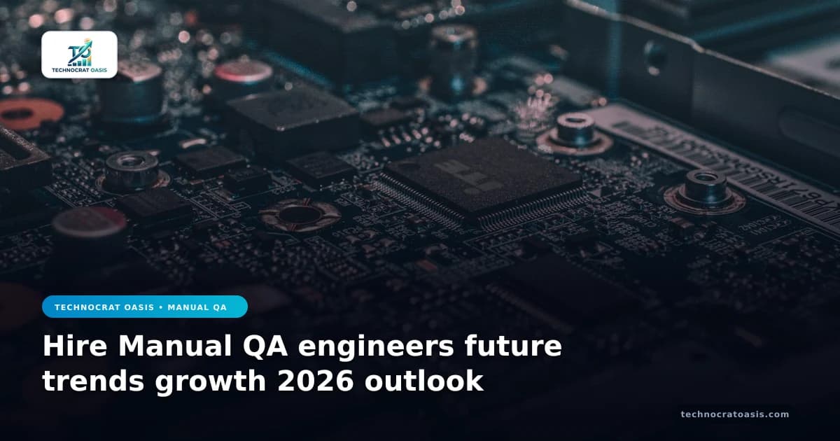 Hire Manual QA engineers future trends growth 2026 outlook