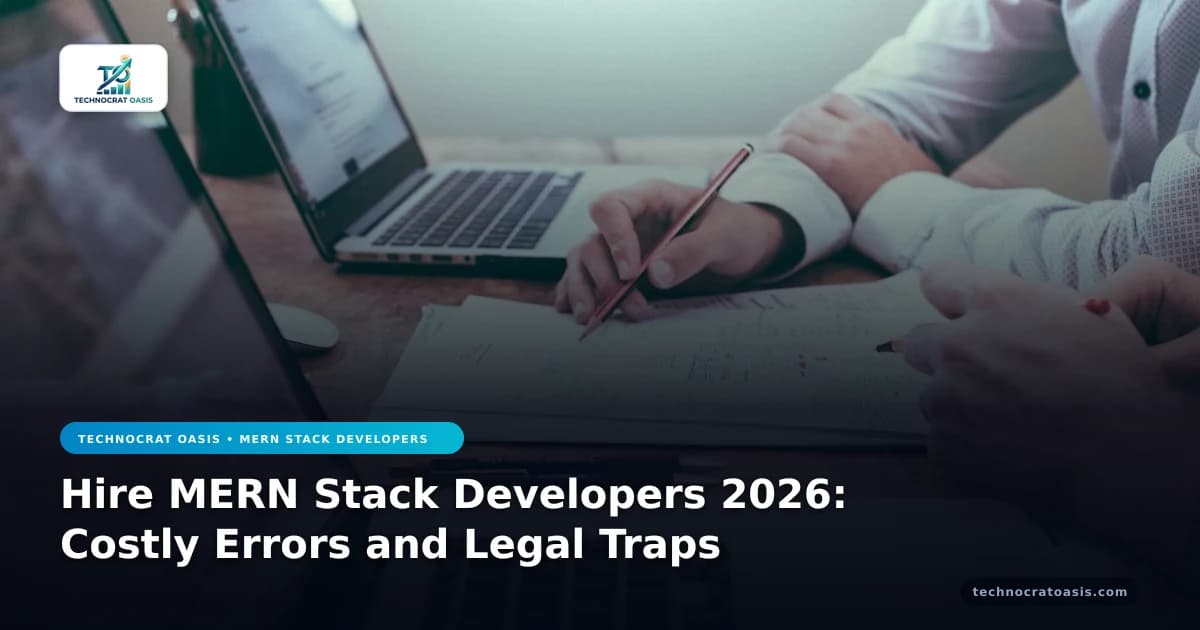 Hire MERN Stack Developers 2026: Costly Errors and Legal Traps