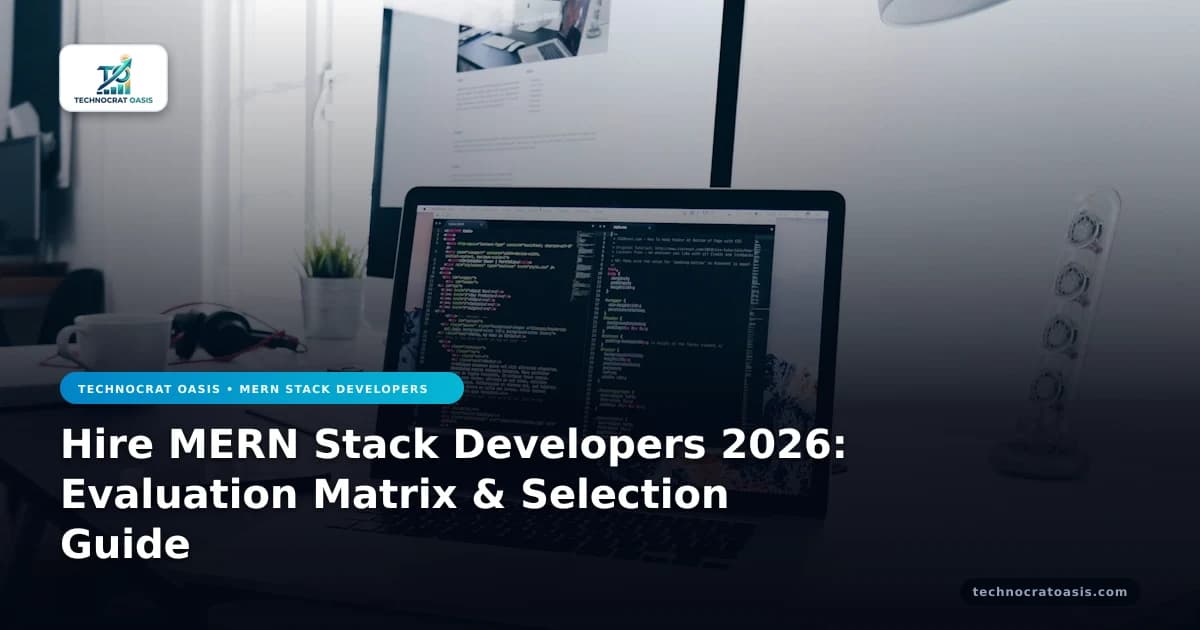 Hire MERN Stack Developers 2026: Evaluation Matrix & Selection Guide