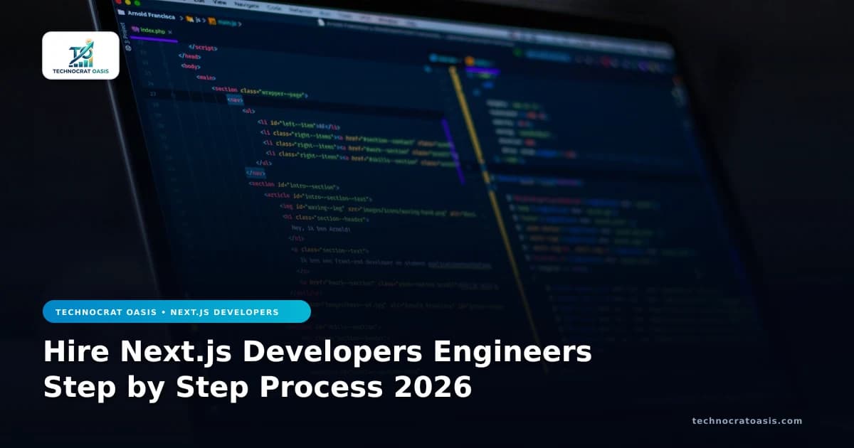 Hire Next.js Developers Engineers Step by Step Process 2026