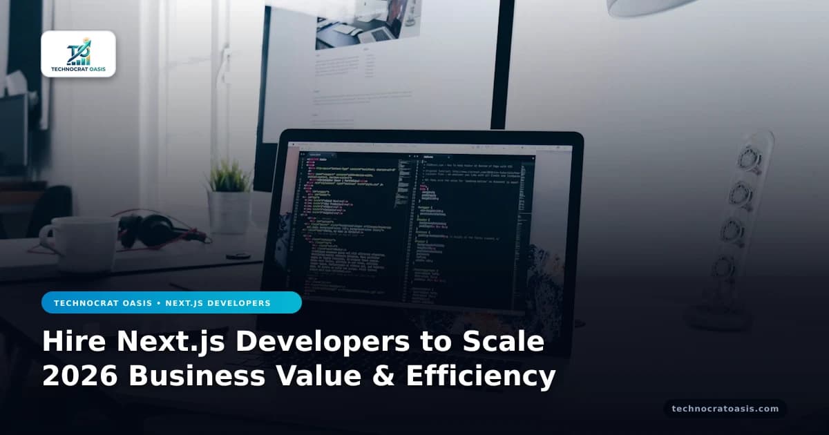 Hire Next.js Developers to Scale 2026 Business Value & Efficiency
